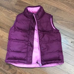 COPY - Girls reversible down REI vest